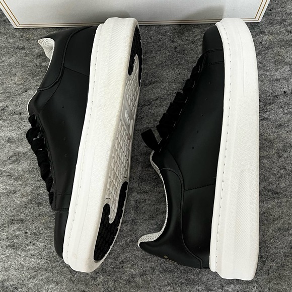 CHI Footwear Men's Fashion Sneaker Size 9 Black 1001 Nights Leather Graphene - Picture 8 of 10